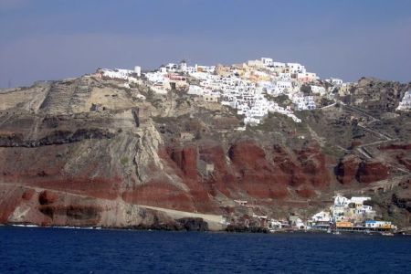 ostrov Santorini - ilustrační fotografie