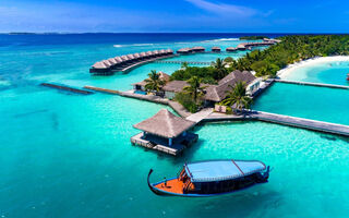 Náhled objektu Sheraton Maldives Full Moon Resort & Spa, Severní Male Atol, Maledivy, Asie