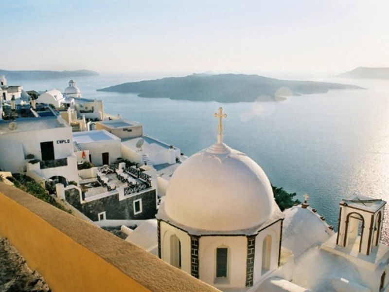 Santorini Reflexions Volcano