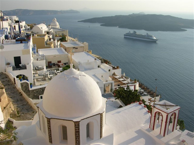 Santorini Reflexions Volcano