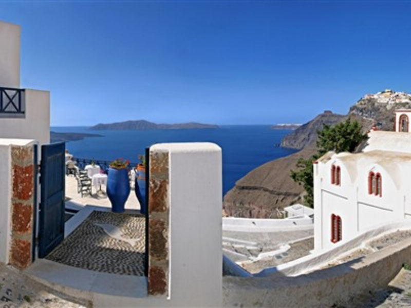 Santorini Reflexions Volcano