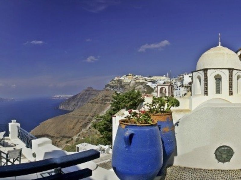 Santorini Reflexions Volcano